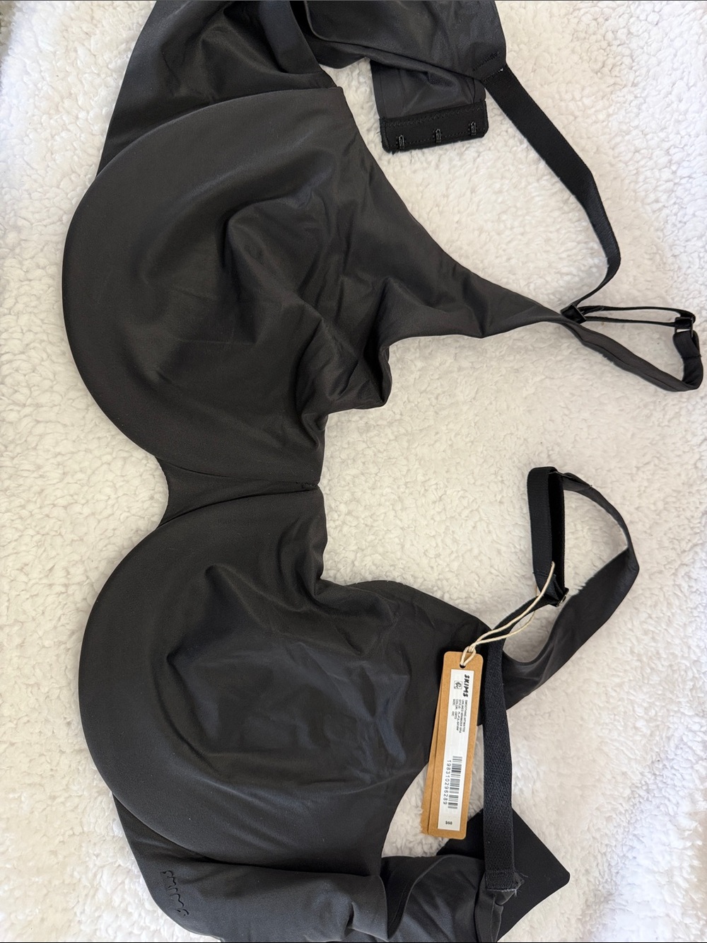 SKIMS Onyx Smoothing Unlined Minimizer Bra
